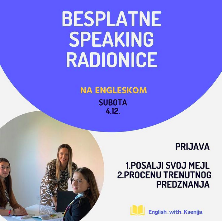 Besplatne speaking radionice